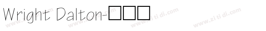 Wright Dalton字体转换